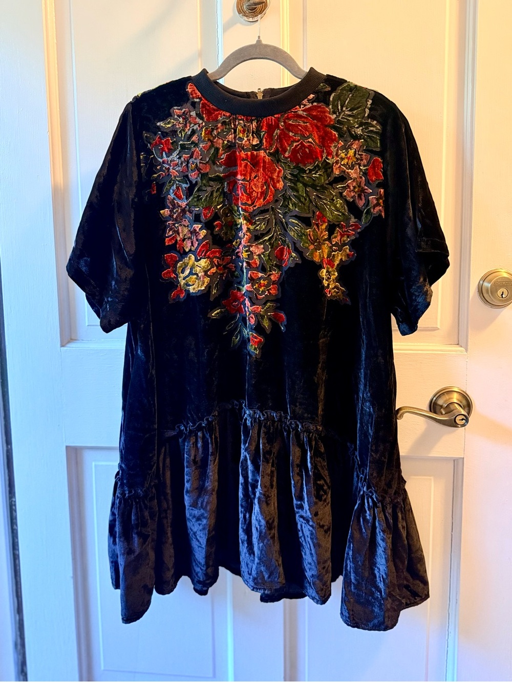 NWOT - Free People / Velvet Floral Dress